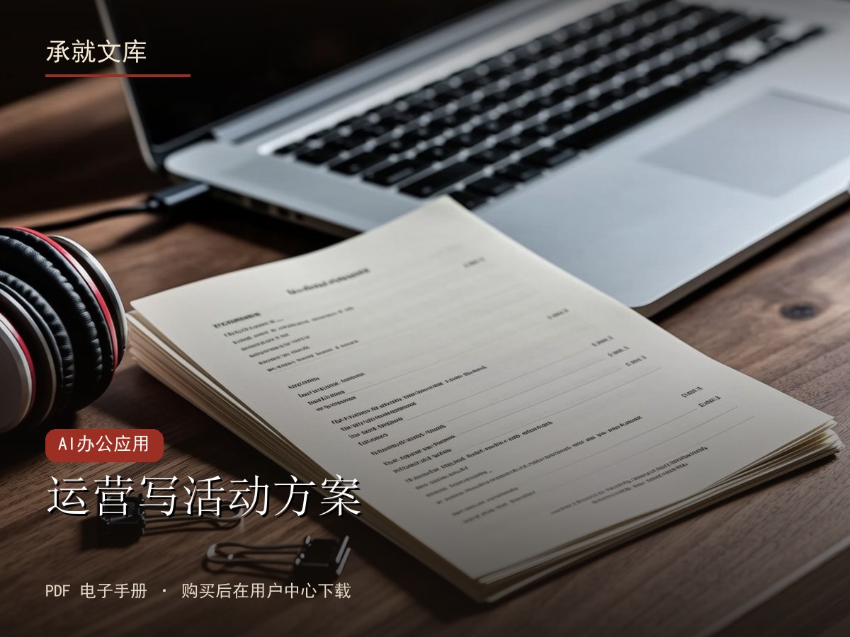 运营写活动方案