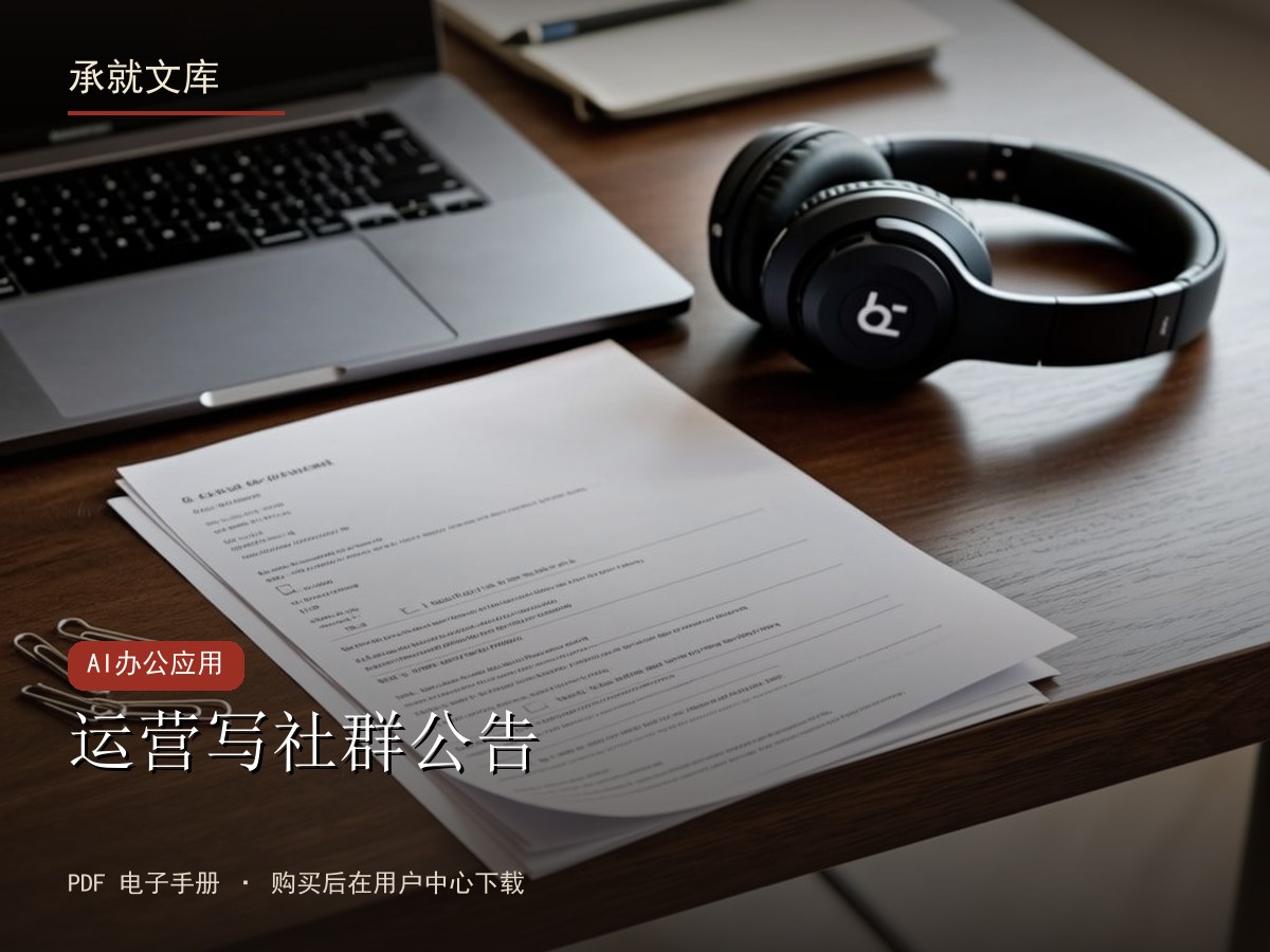 运营写社群公告
