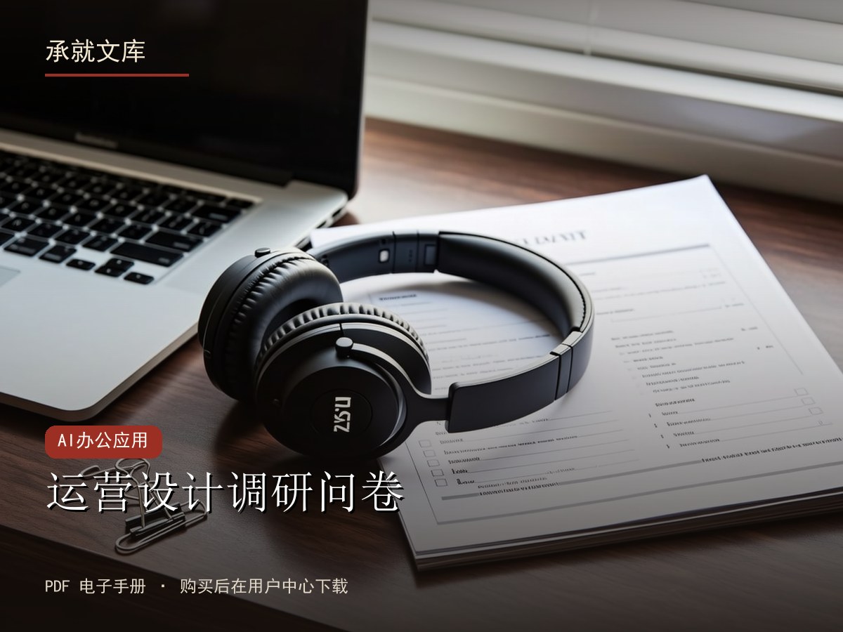 运营设计调研问卷