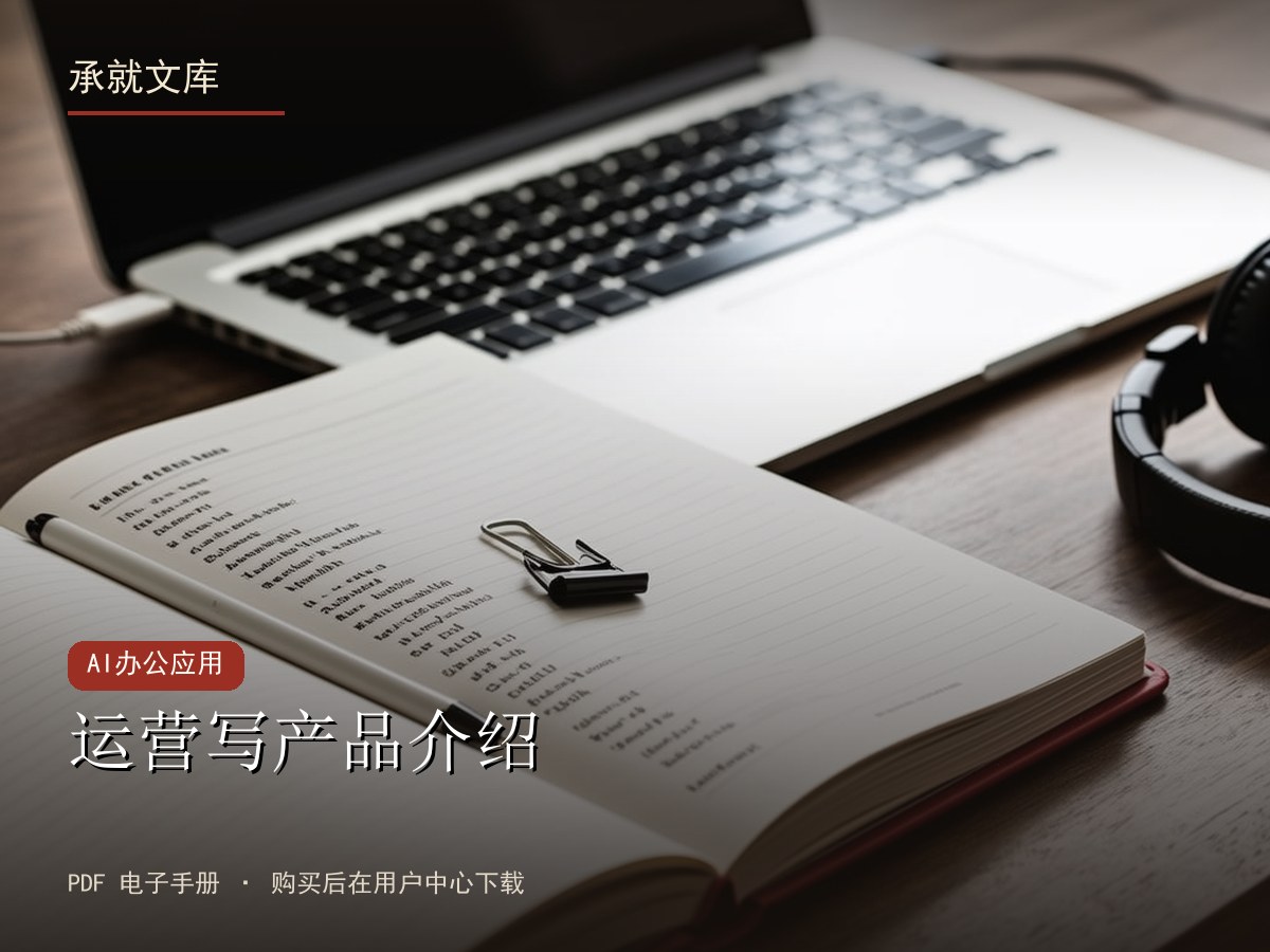 运营写产品介绍