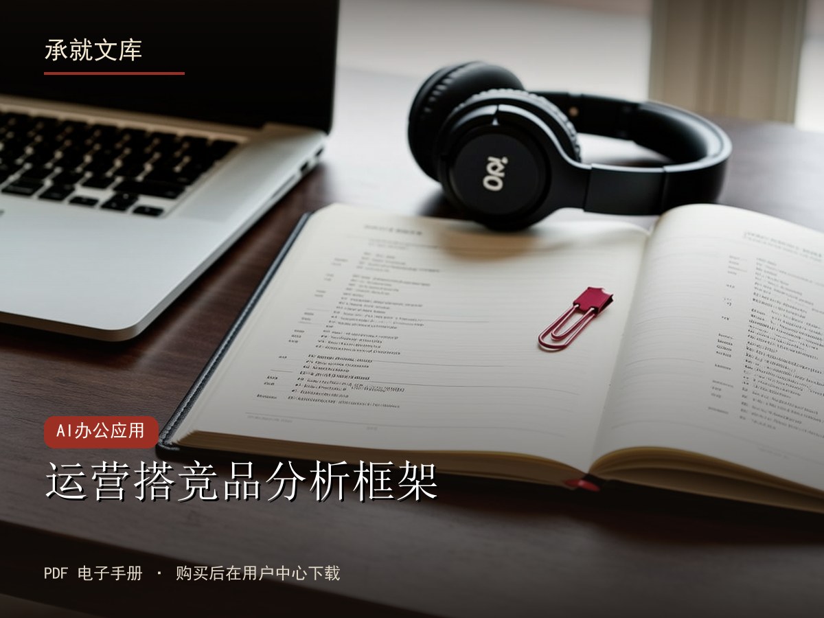 运营搭竞品分析框架