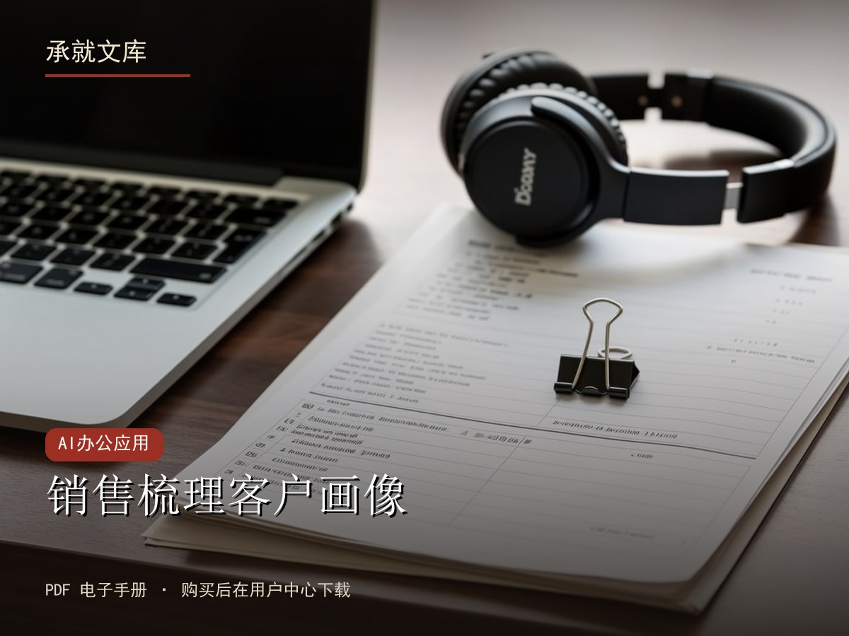 销售梳理客户画像