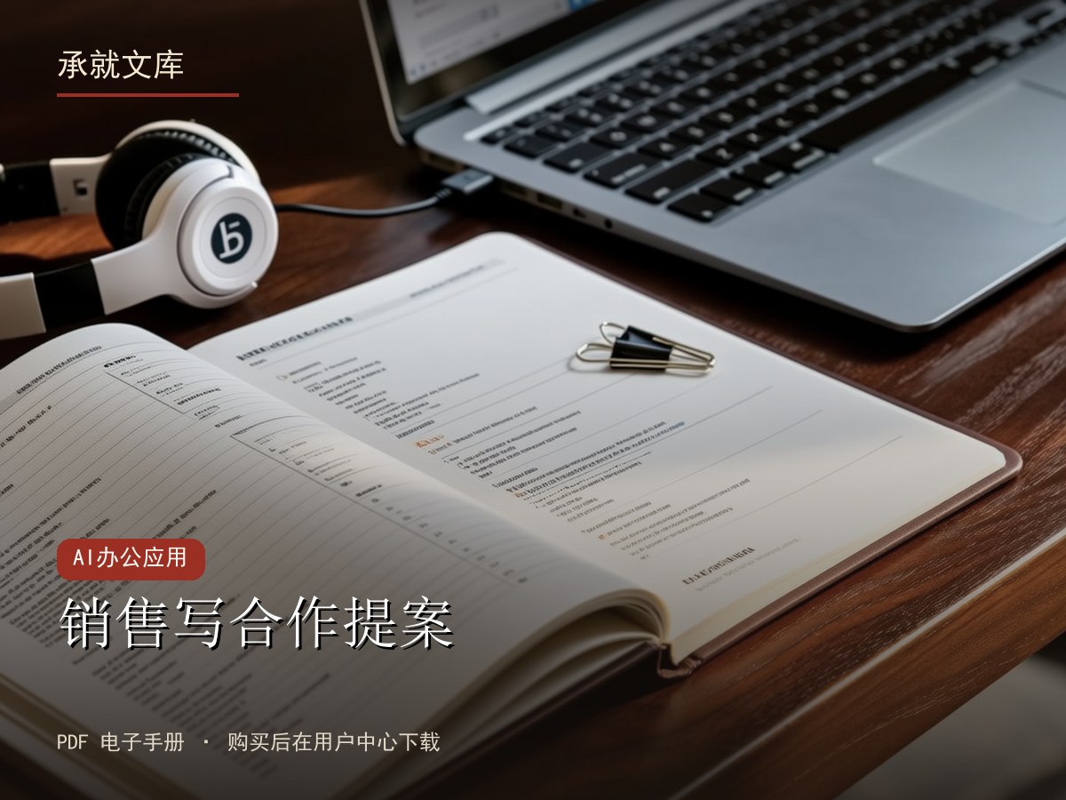 销售写合作提案
