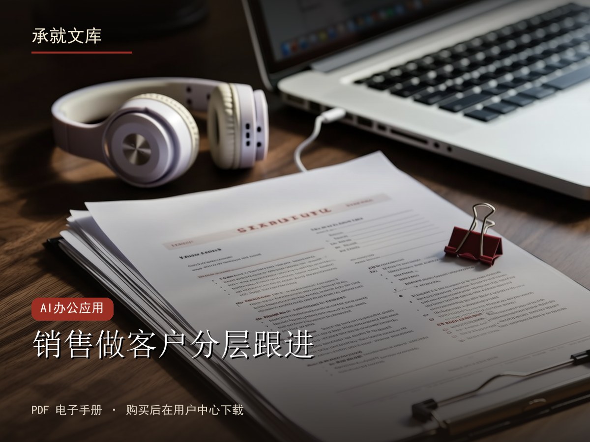 销售做客户分层跟进