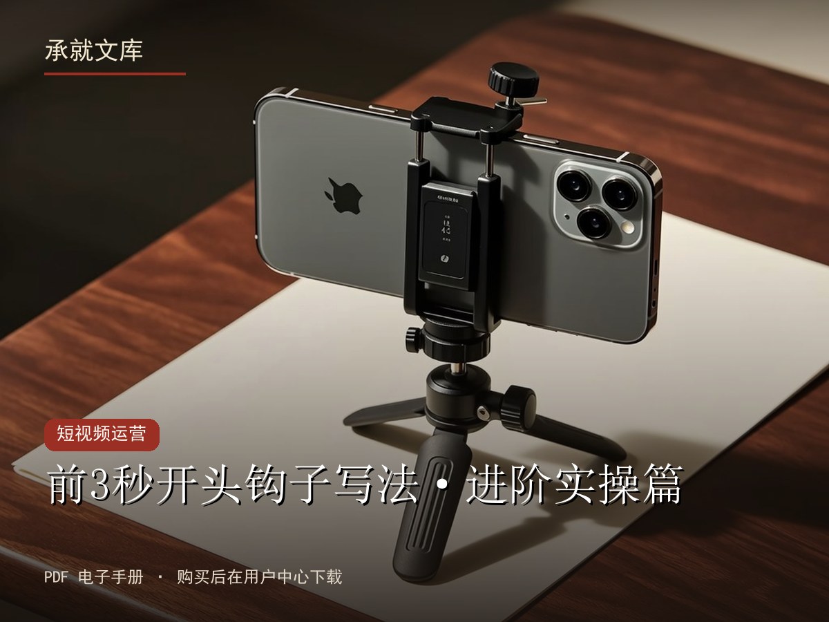 前3秒开头钩子写法·进阶实操篇