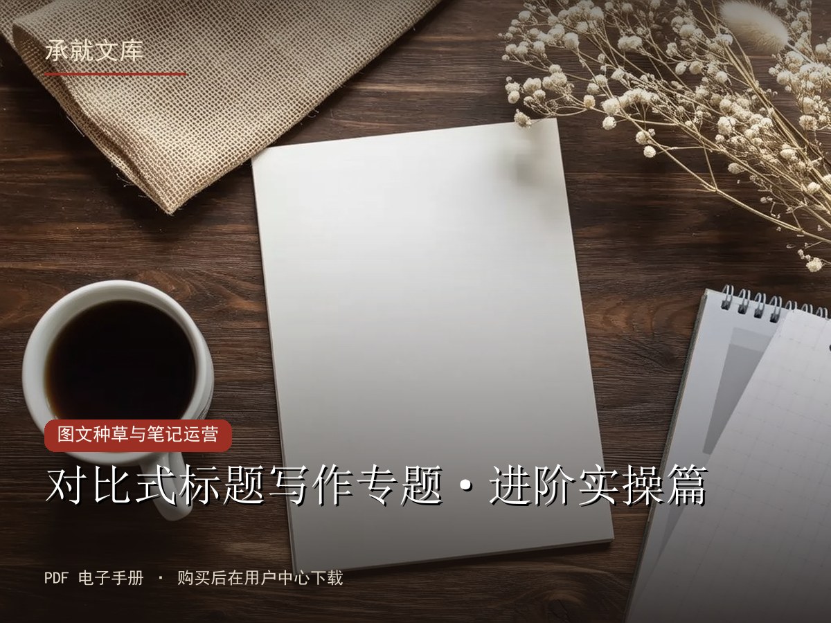 对比式标题写作专题·进阶实操篇