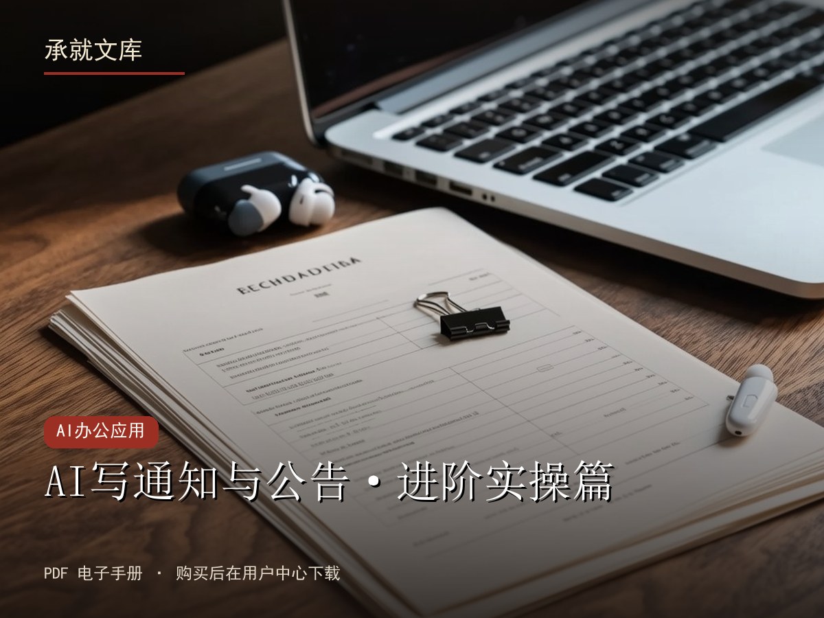 AI写通知与公告·进阶实操篇