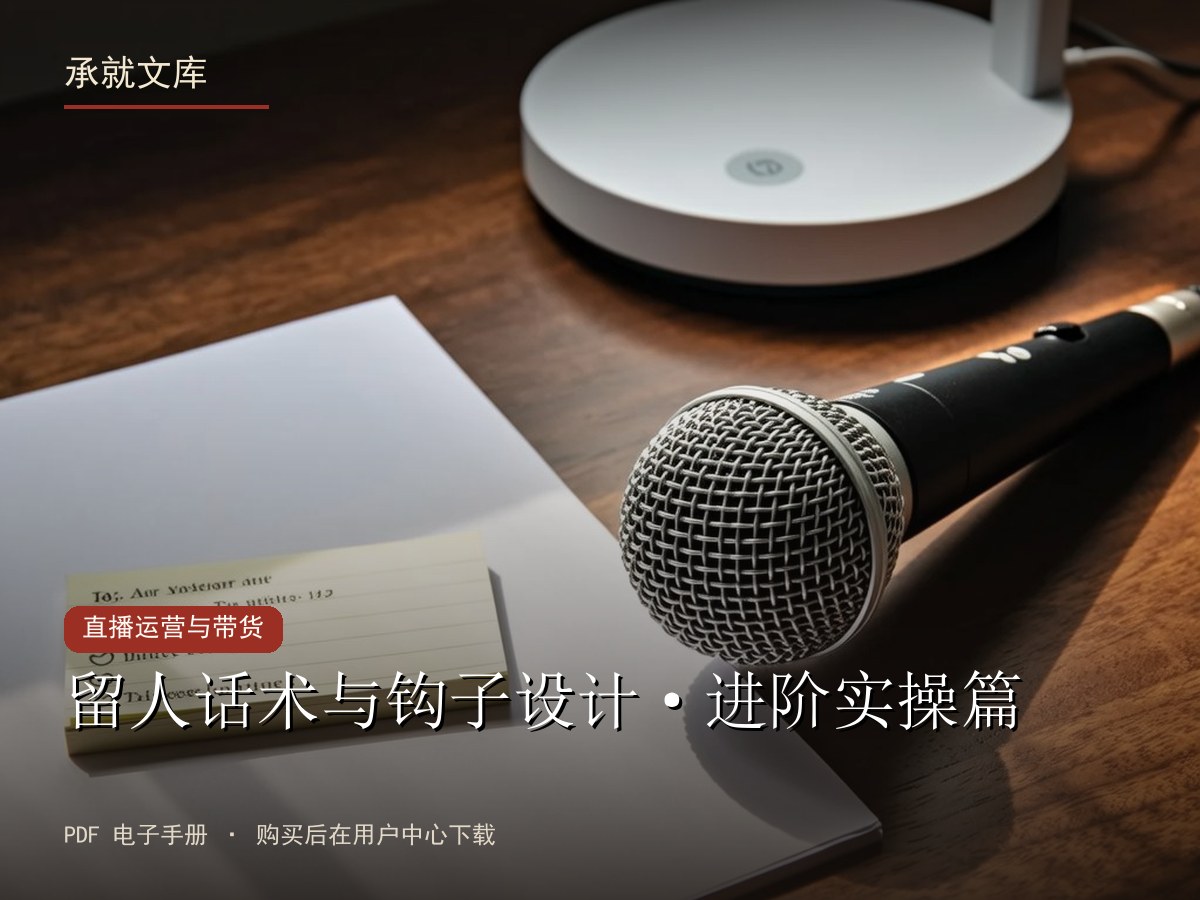 留人话术与钩子设计·进阶实操篇