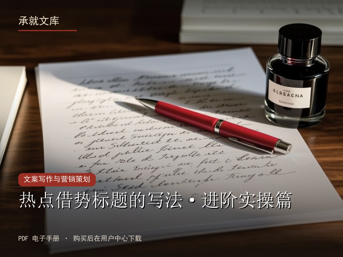 热点借势标题的写法·进阶实操篇