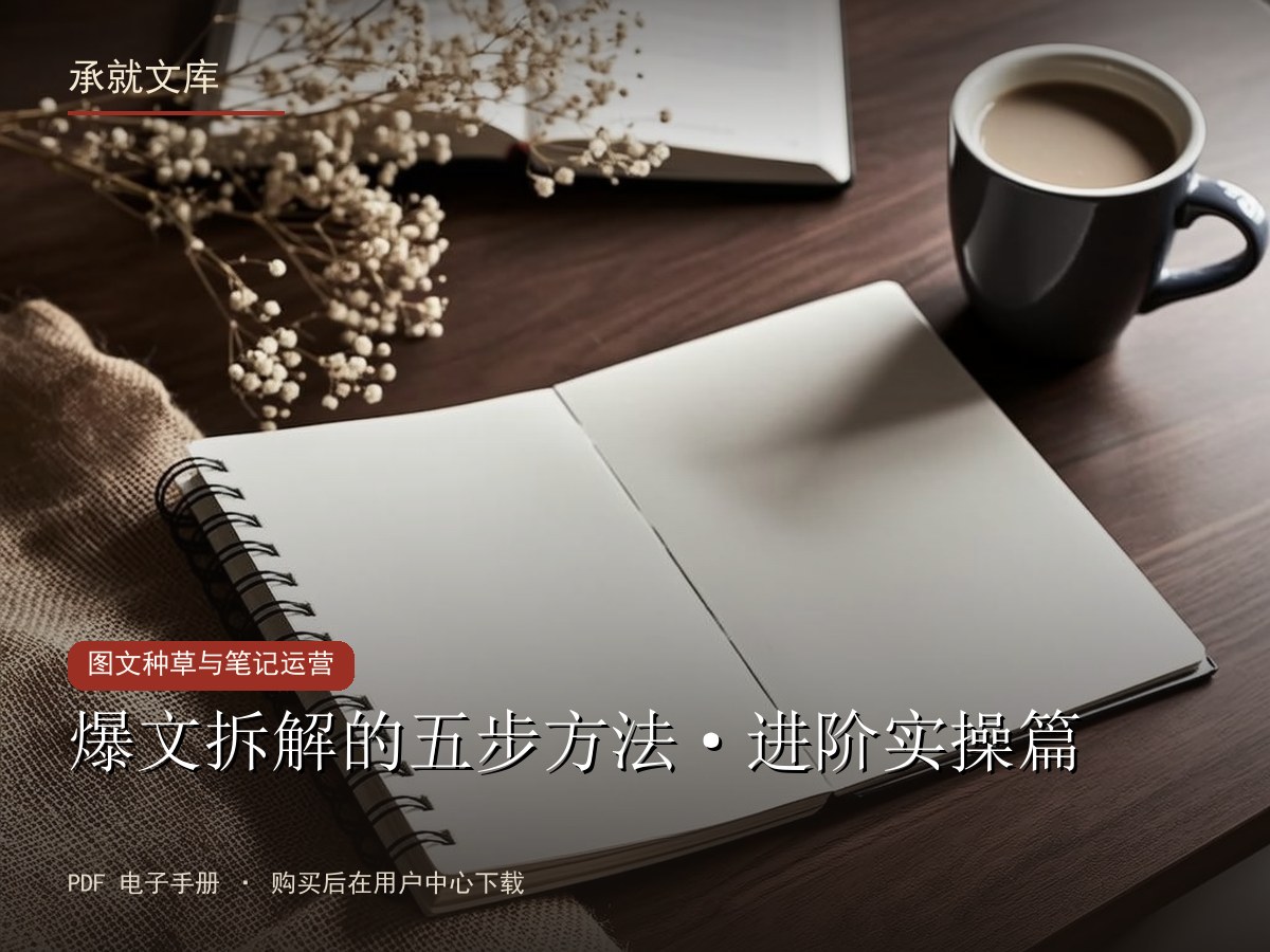 爆文拆解的五步方法·进阶实操篇
