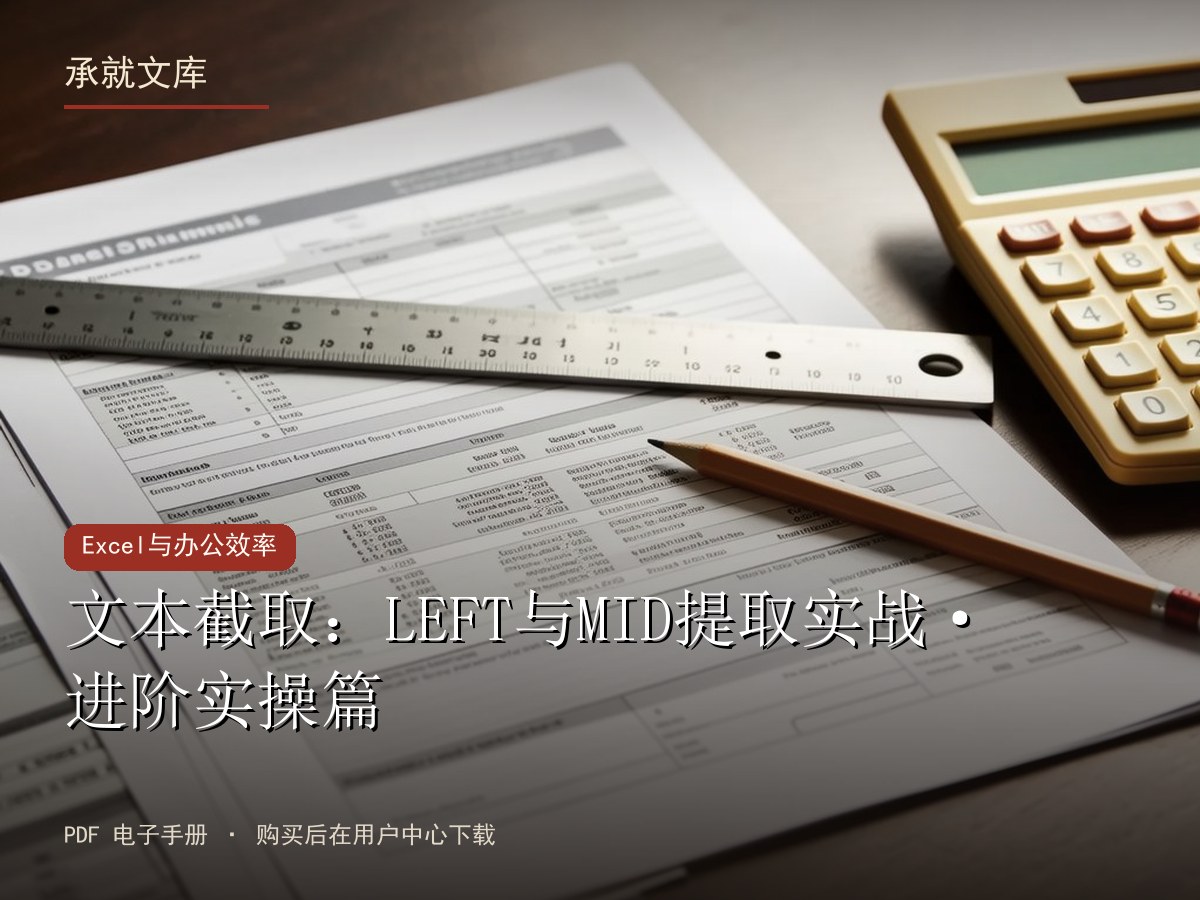 文本截取：LEFT与MID提取实战·进阶实操篇
