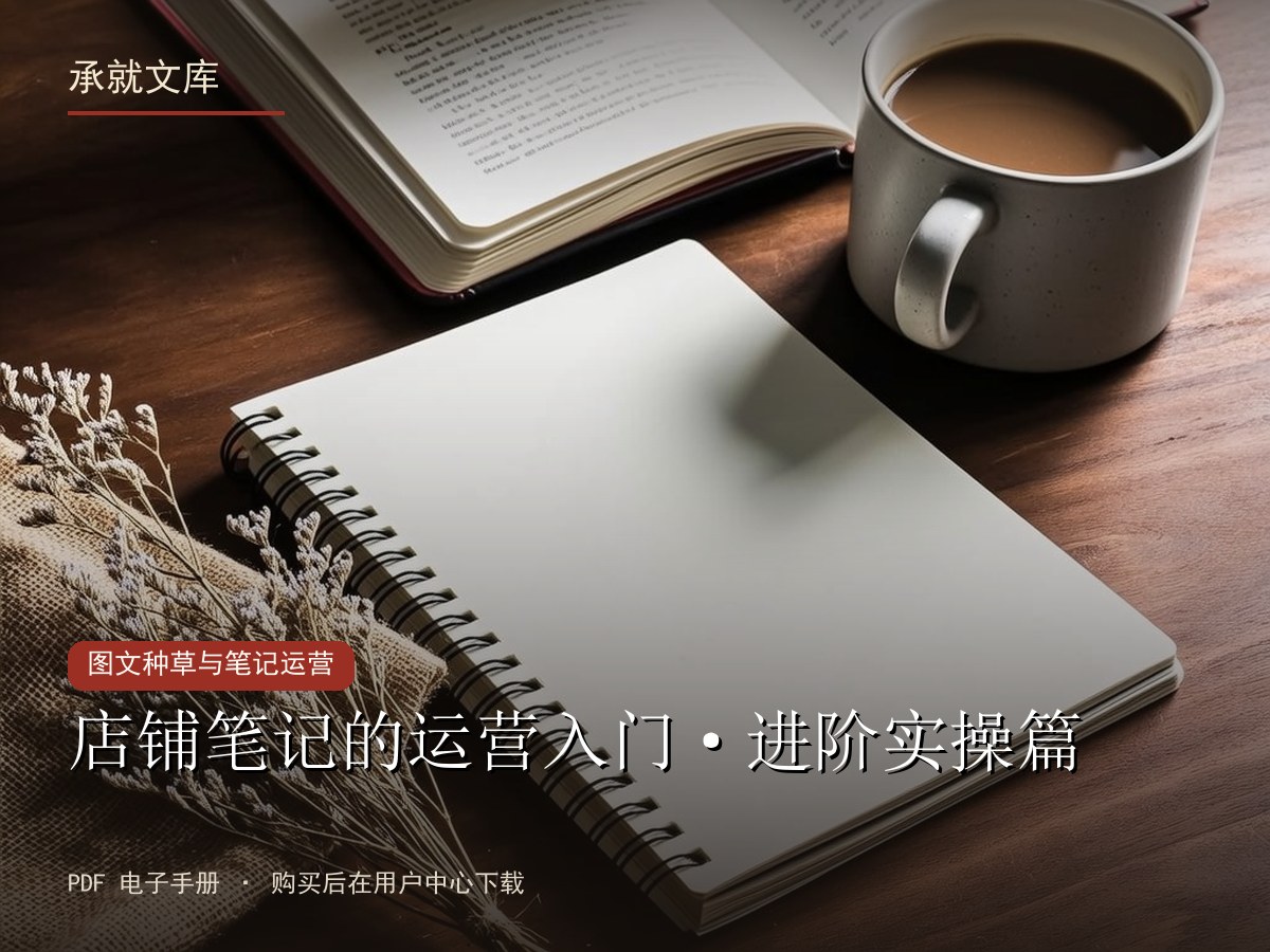 店铺笔记的运营入门·进阶实操篇