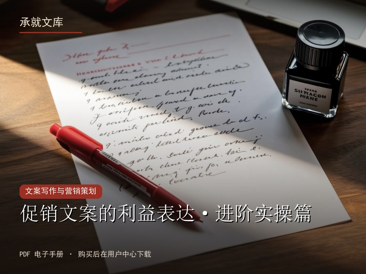 促销文案的利益表达·进阶实操篇