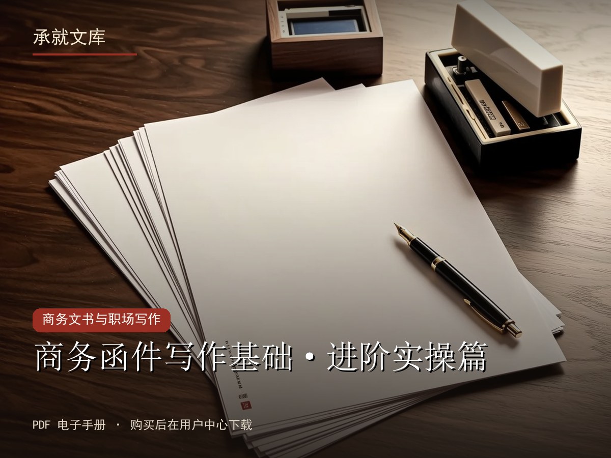 商务函件写作基础·进阶实操篇