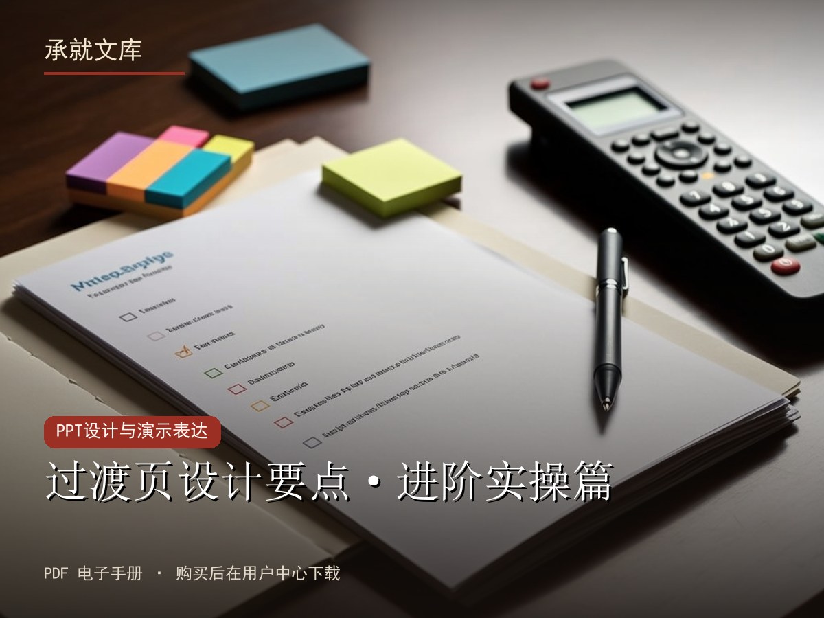 过渡页设计要点·进阶实操篇
