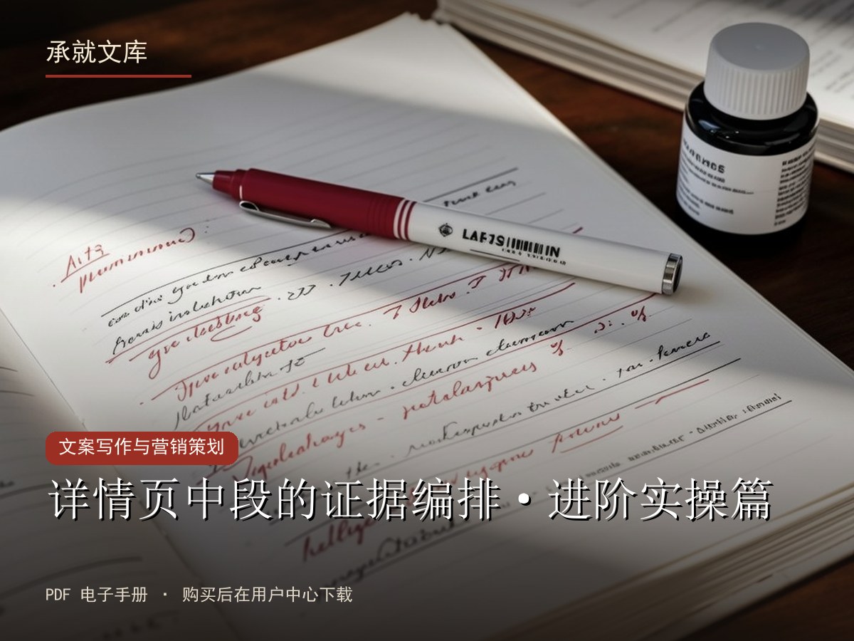 详情页中段的证据编排·进阶实操篇