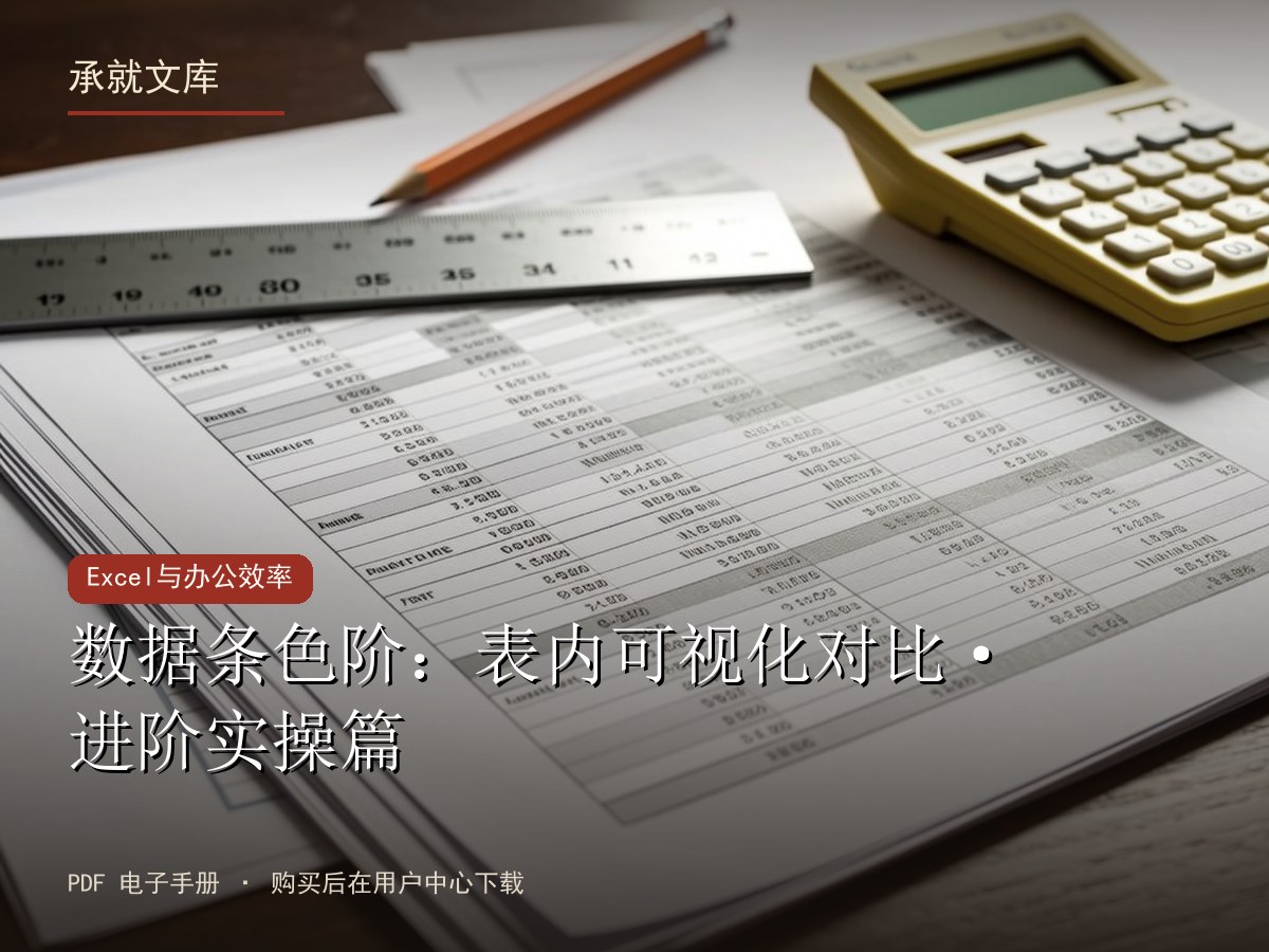 数据条色阶：表内可视化对比·进阶实操篇