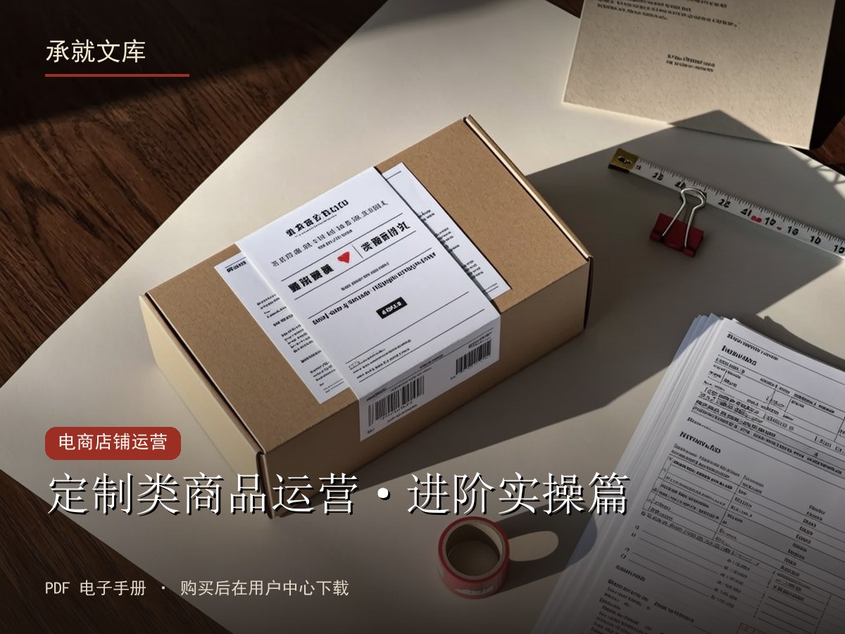 定制类商品运营·进阶实操篇