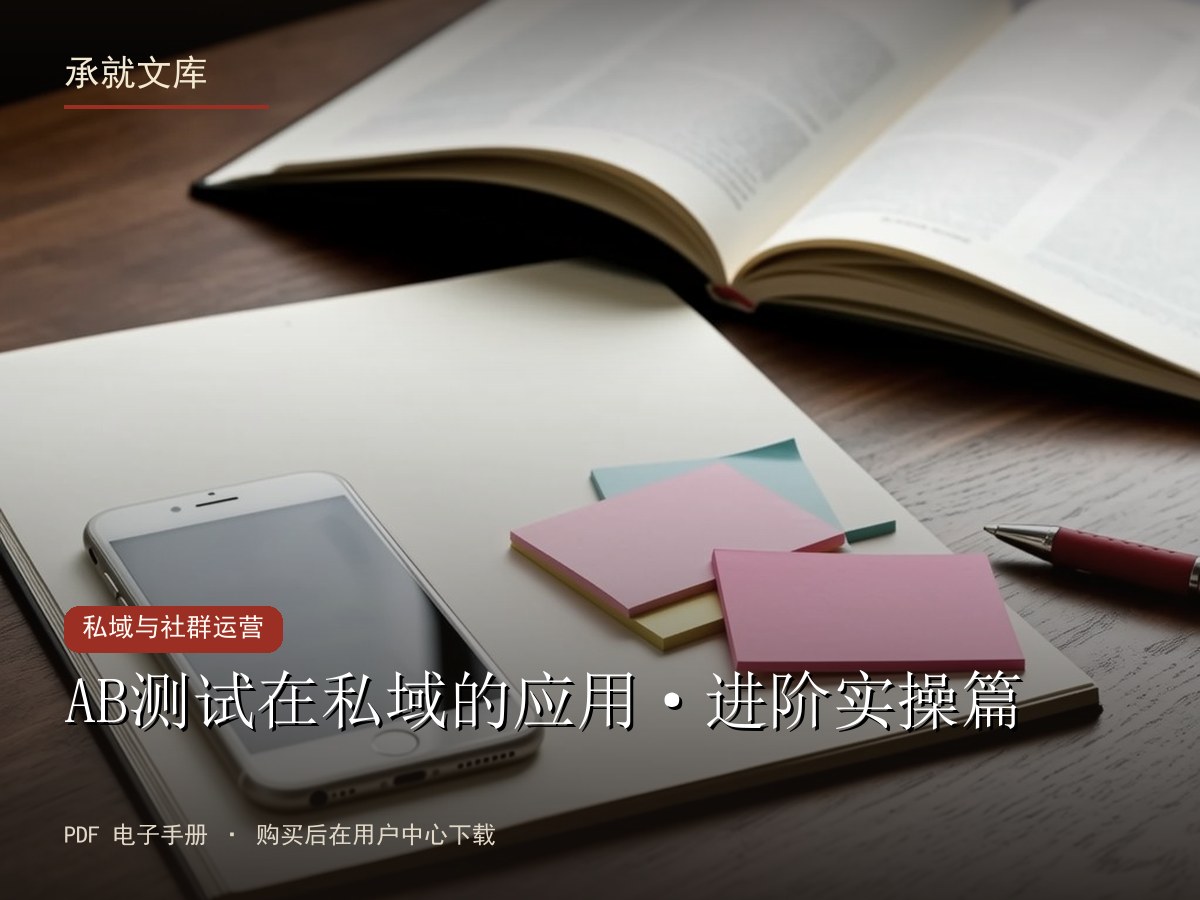 AB测试在私域的应用·进阶实操篇
