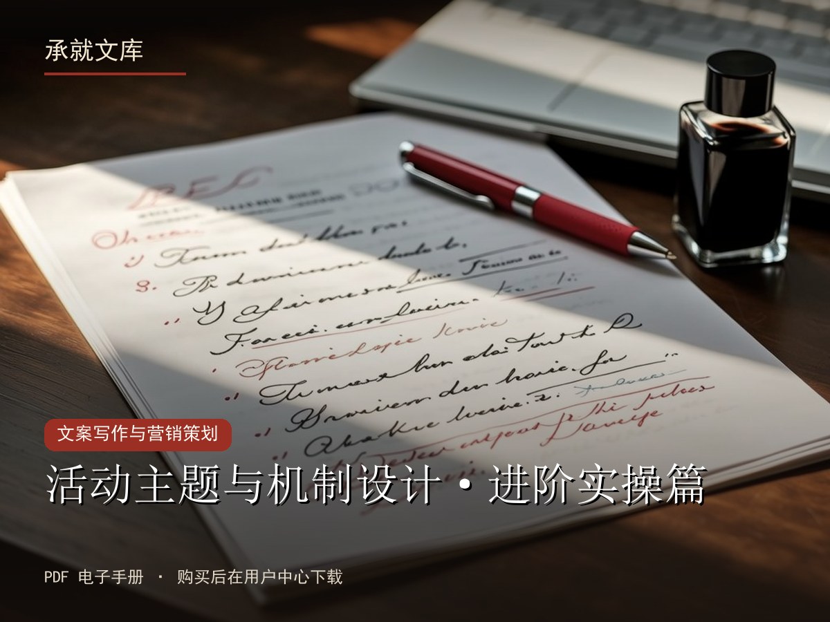 活动主题与机制设计·进阶实操篇