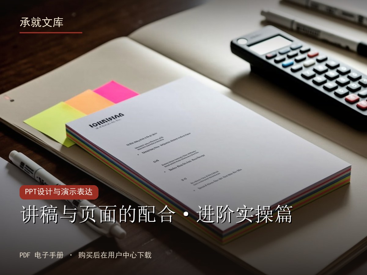 讲稿与页面的配合·进阶实操篇