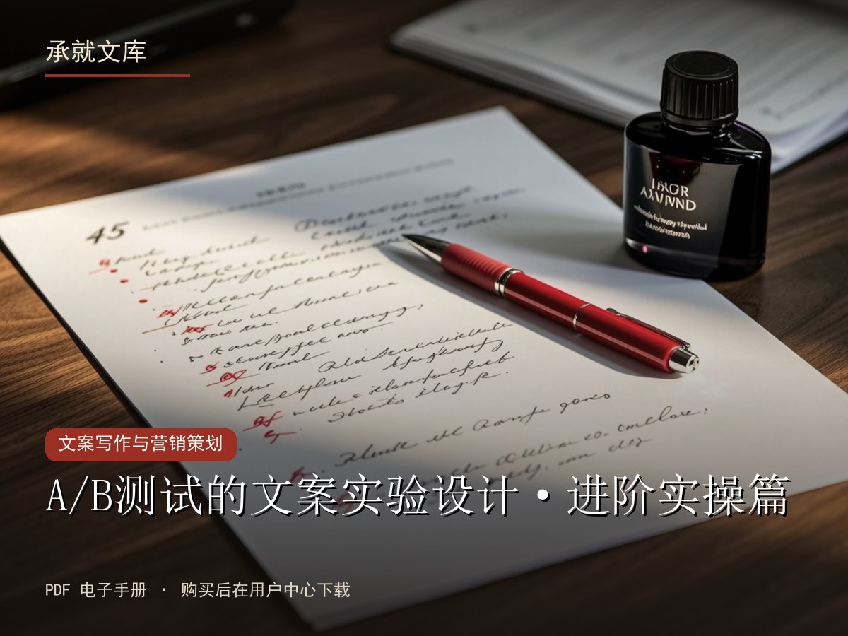 A/B测试的文案实验设计·进阶实操篇