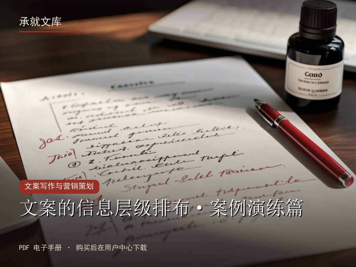 文案的信息层级排布·案例演练篇