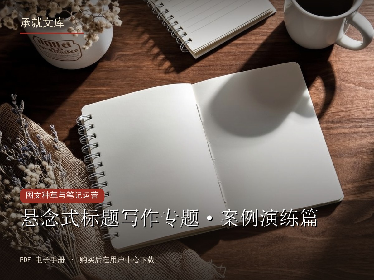 悬念式标题写作专题·案例演练篇