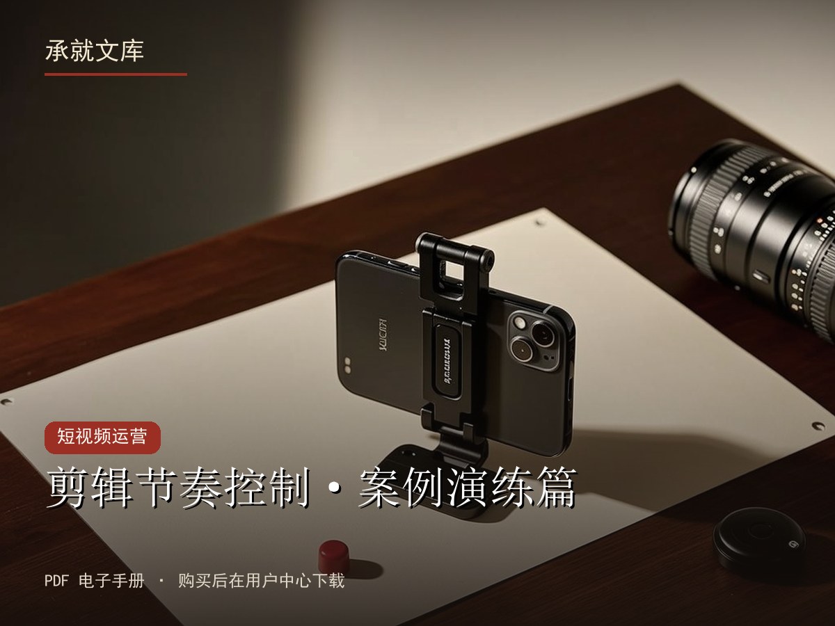 剪辑节奏控制·案例演练篇