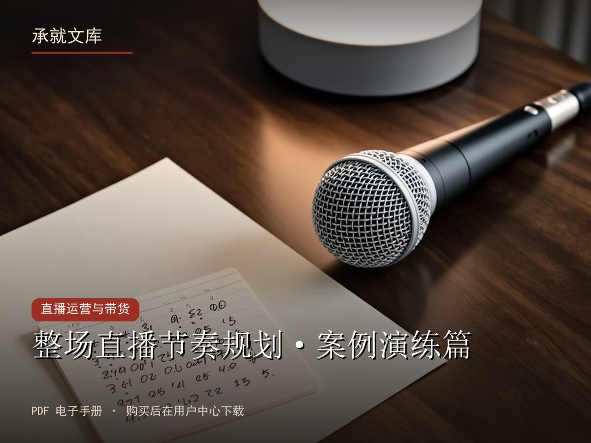 整场直播节奏规划·案例演练篇