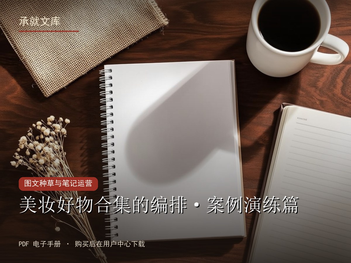 美妆好物合集的编排·案例演练篇