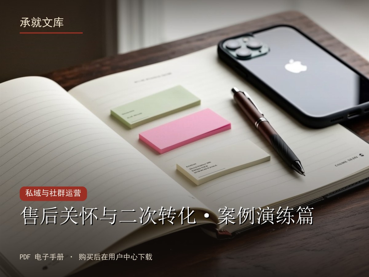售后关怀与二次转化·案例演练篇