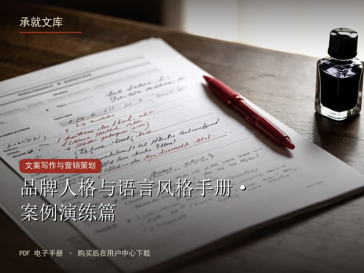 品牌人格与语言风格手册·案例演练篇