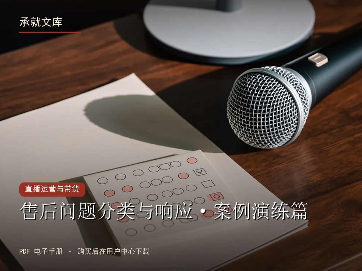售后问题分类与响应·案例演练篇
