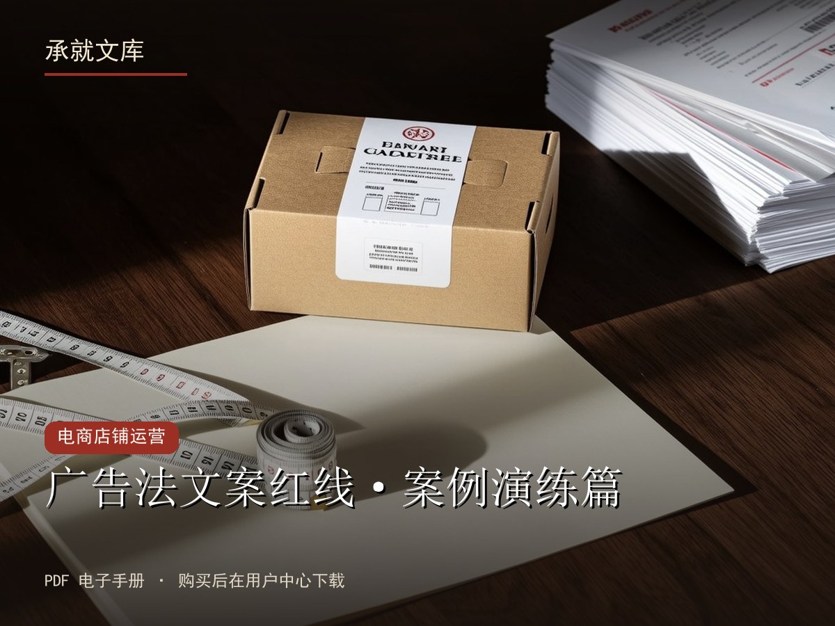 广告法文案红线·案例演练篇