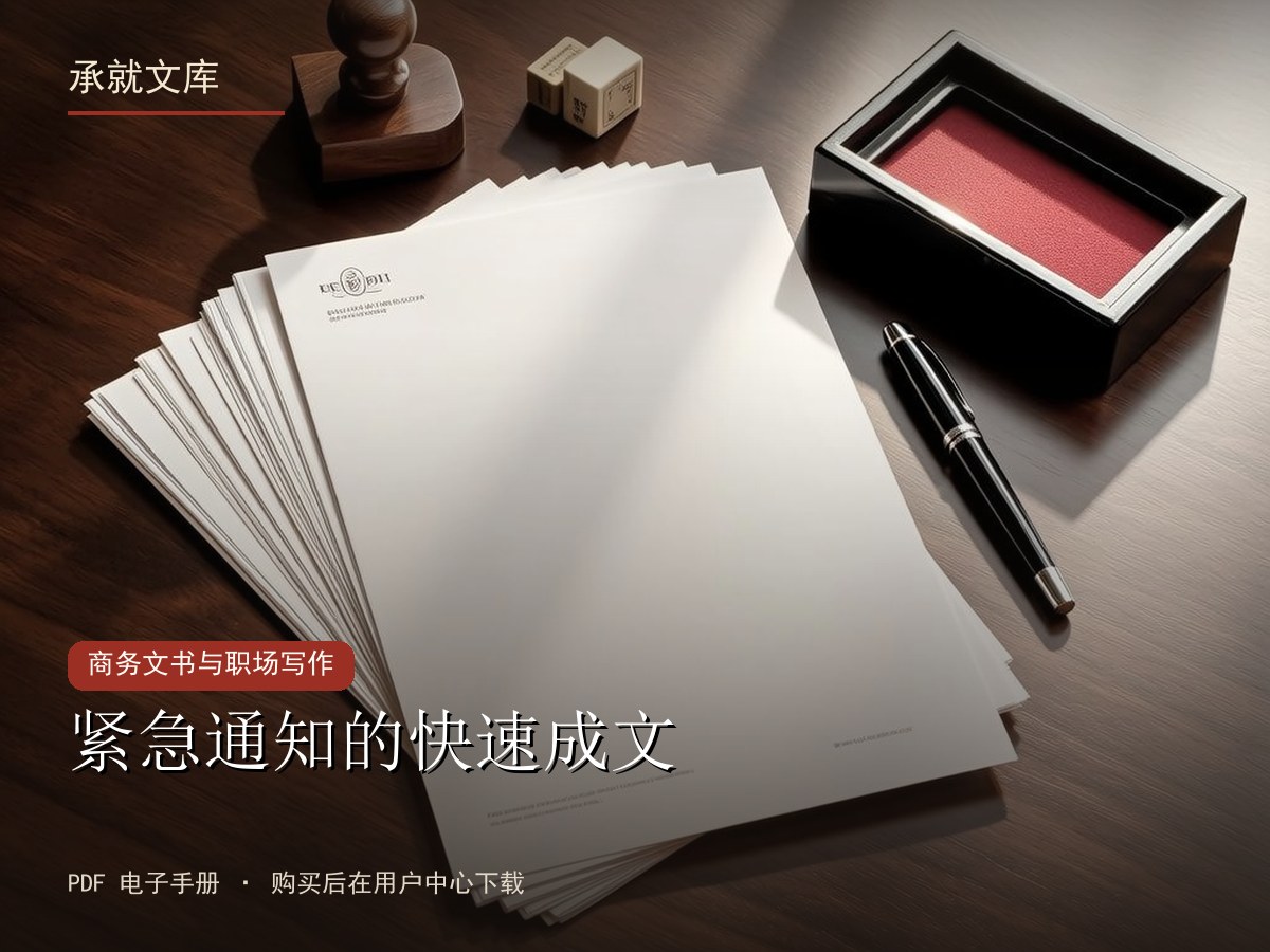 紧急通知的快速成文
