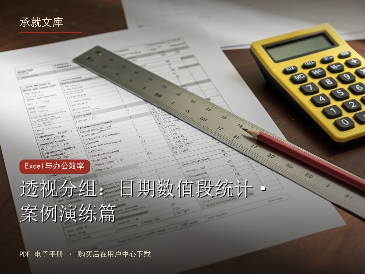 透视分组：日期数值段统计·案例演练篇