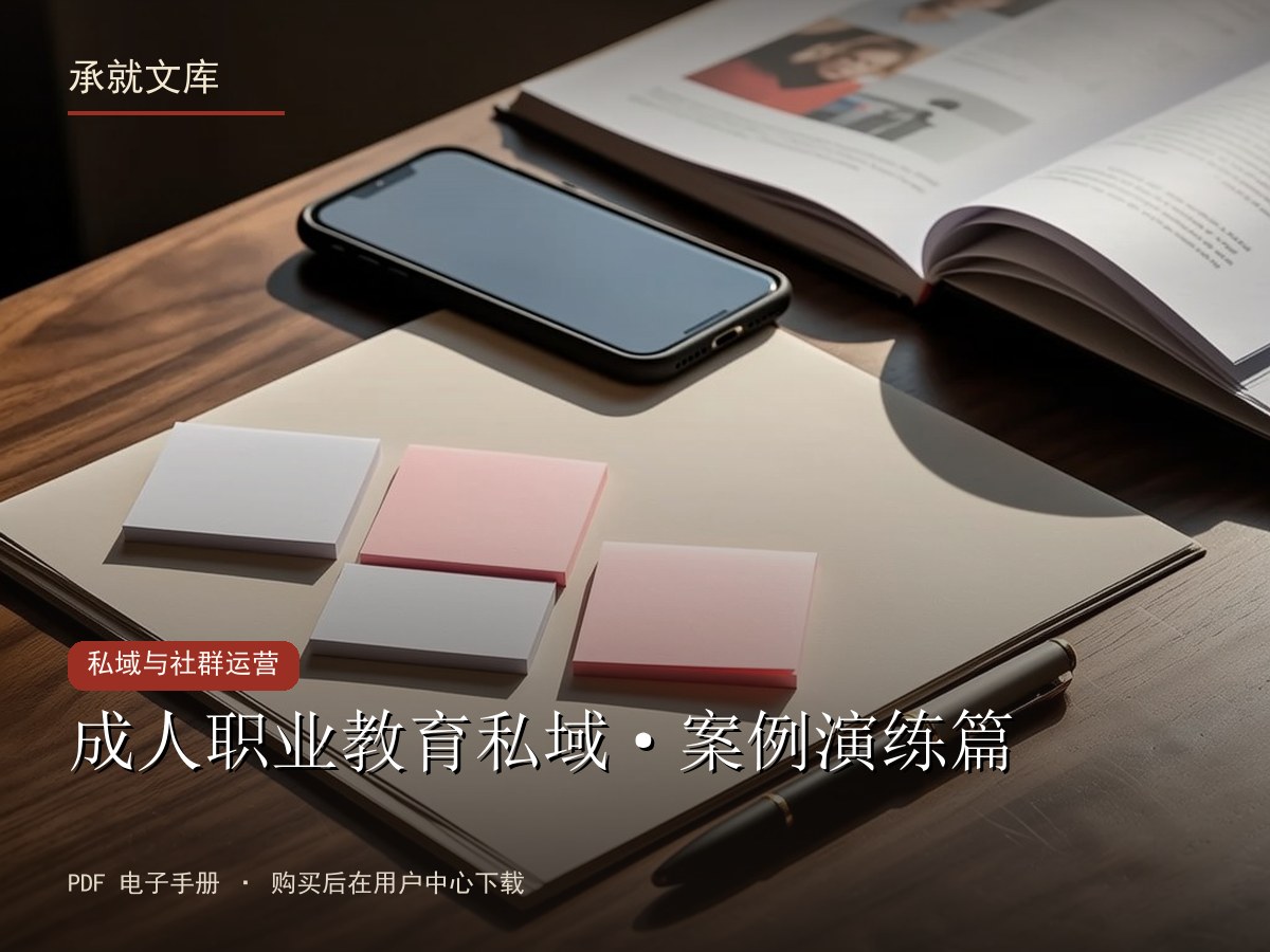 成人职业教育私域·案例演练篇