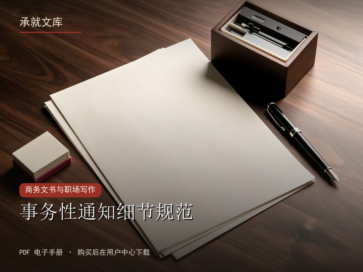 事务性通知细节规范