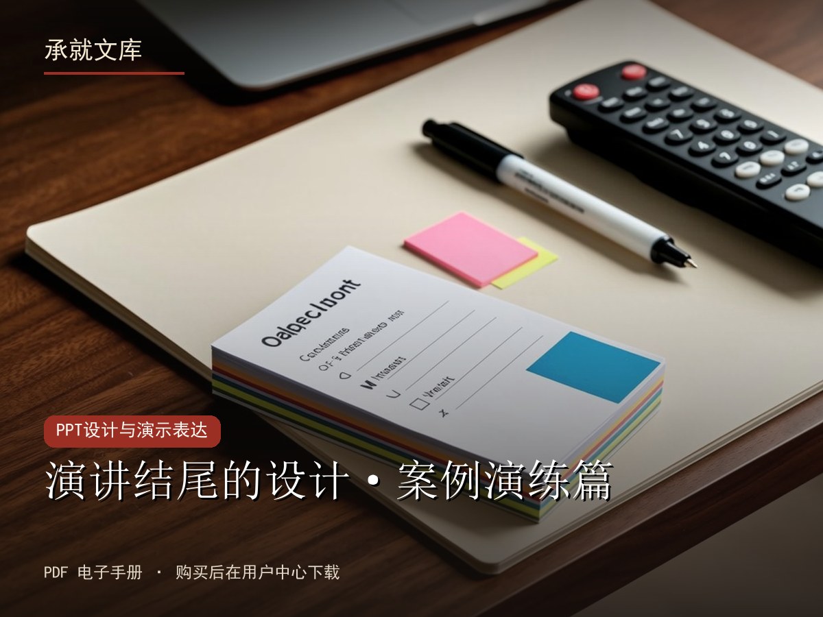 演讲结尾的设计·案例演练篇