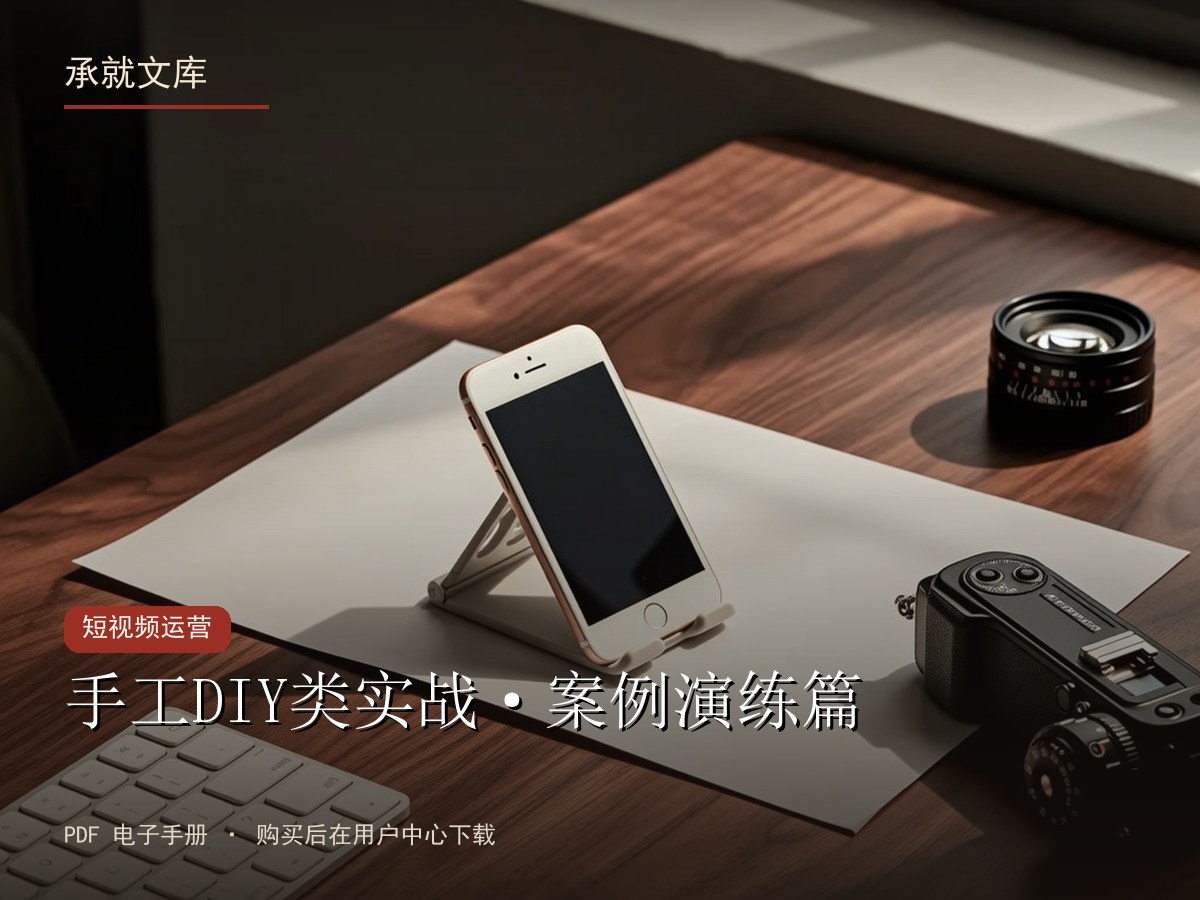 手工DIY类实战·案例演练篇