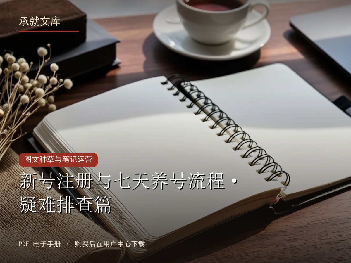 新号注册与七天养号流程·疑难排查篇