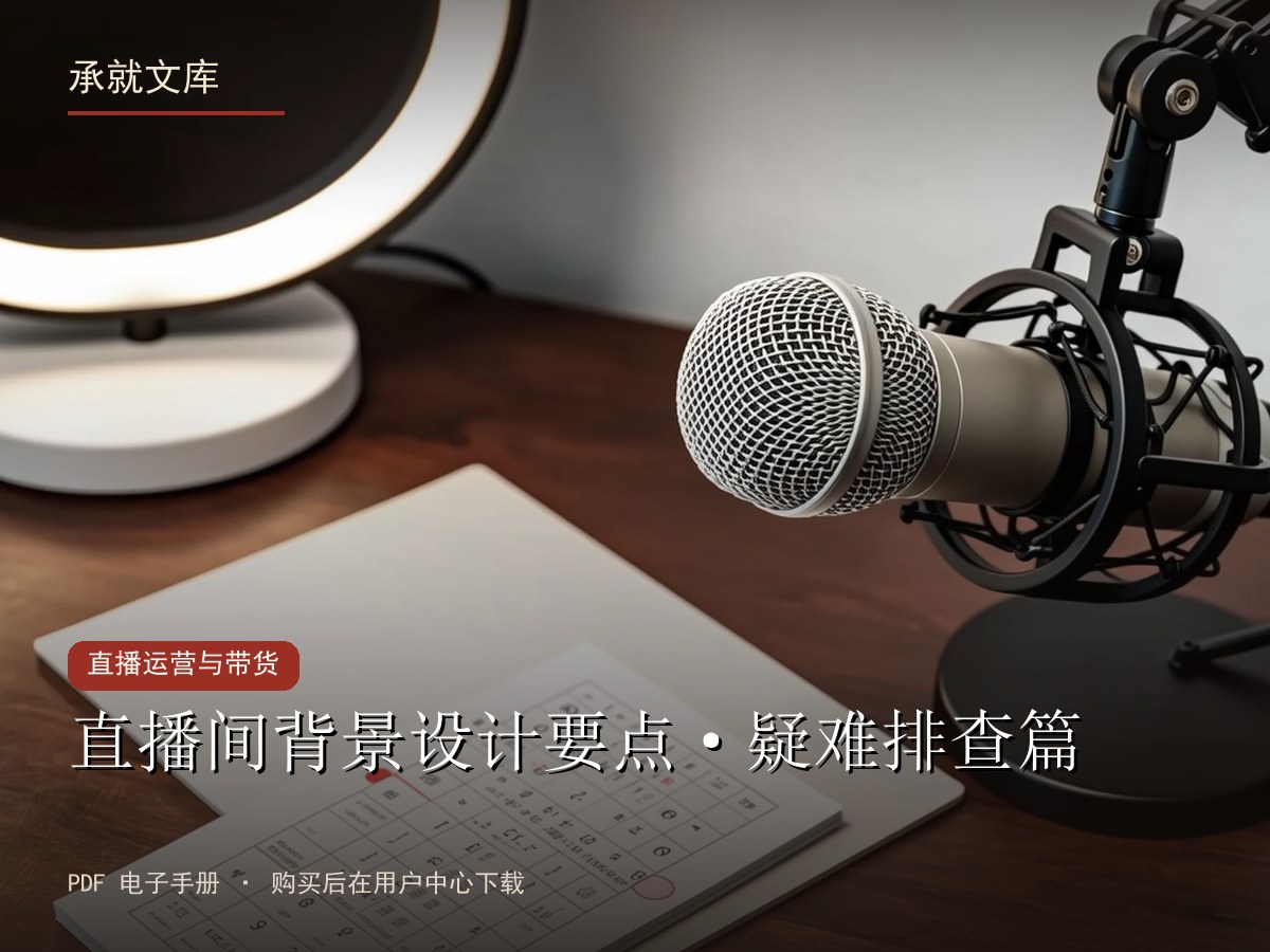 直播间背景设计要点·疑难排查篇