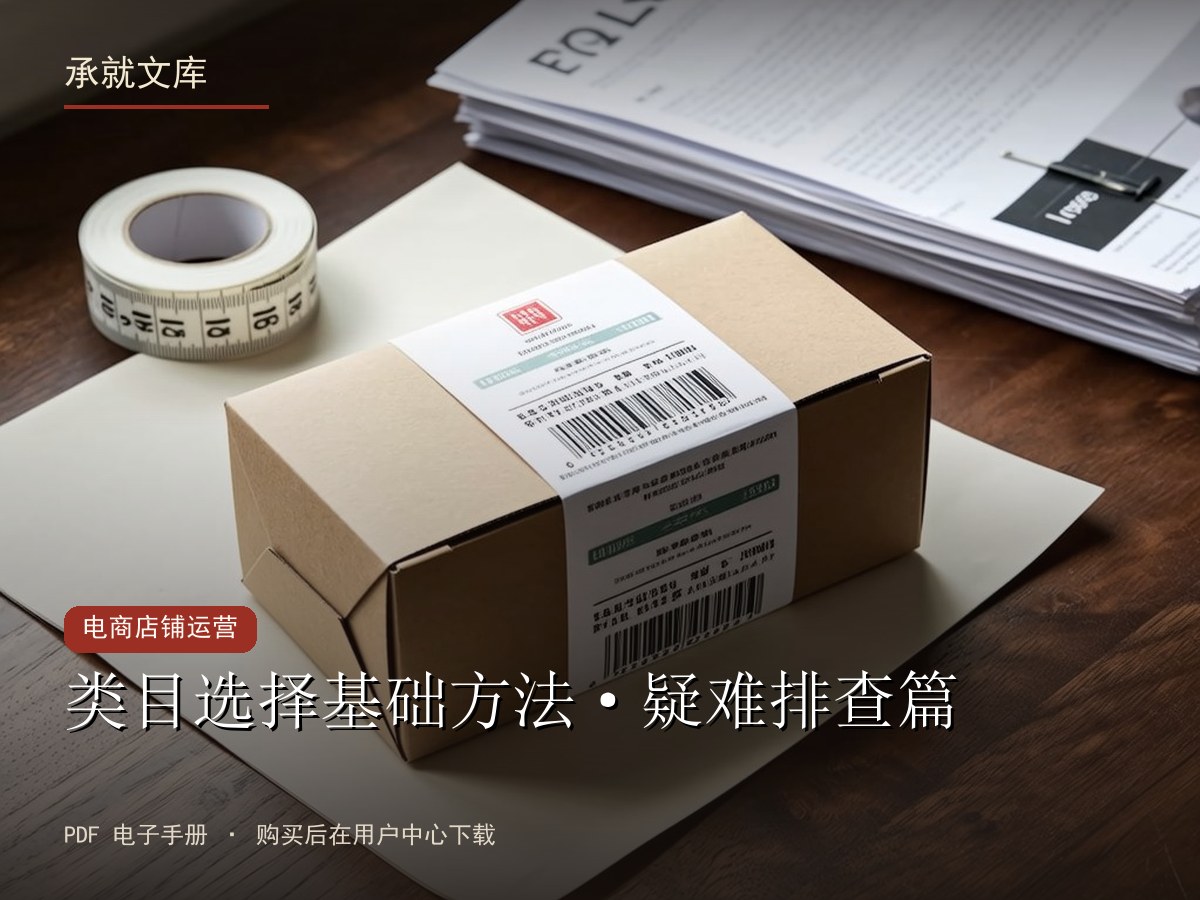 类目选择基础方法·疑难排查篇