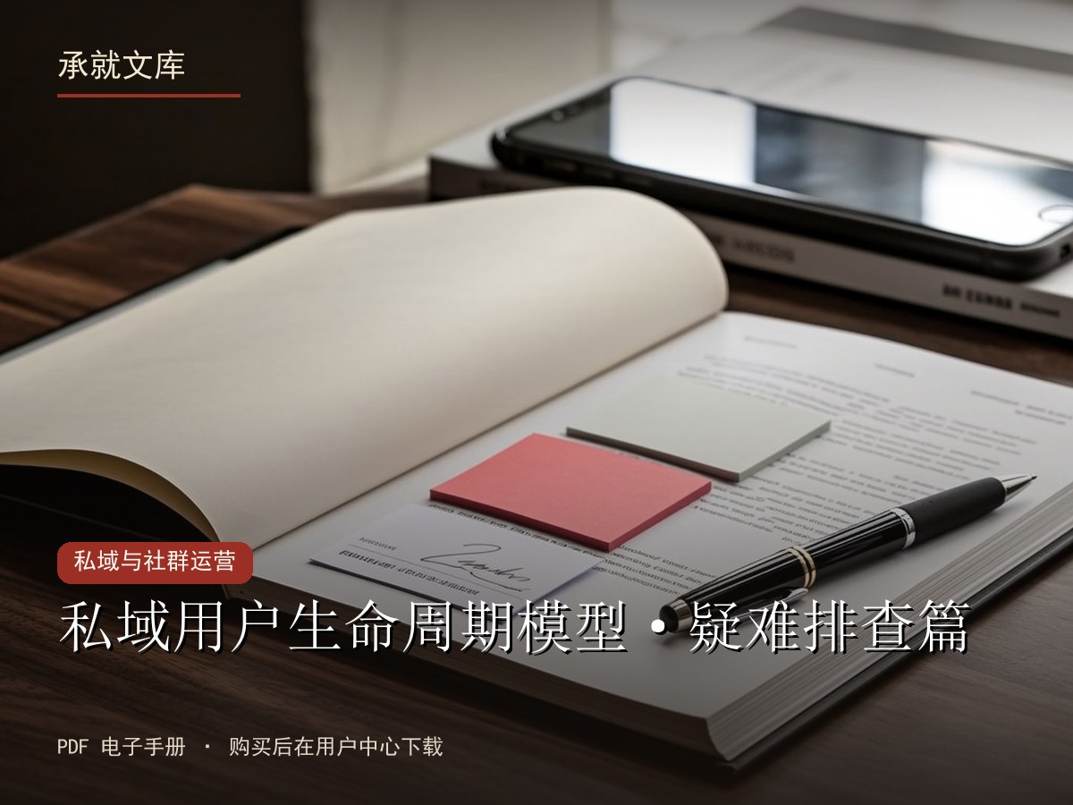 私域用户生命周期模型·疑难排查篇