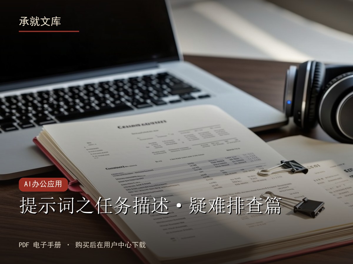 提示词之任务描述·疑难排查篇