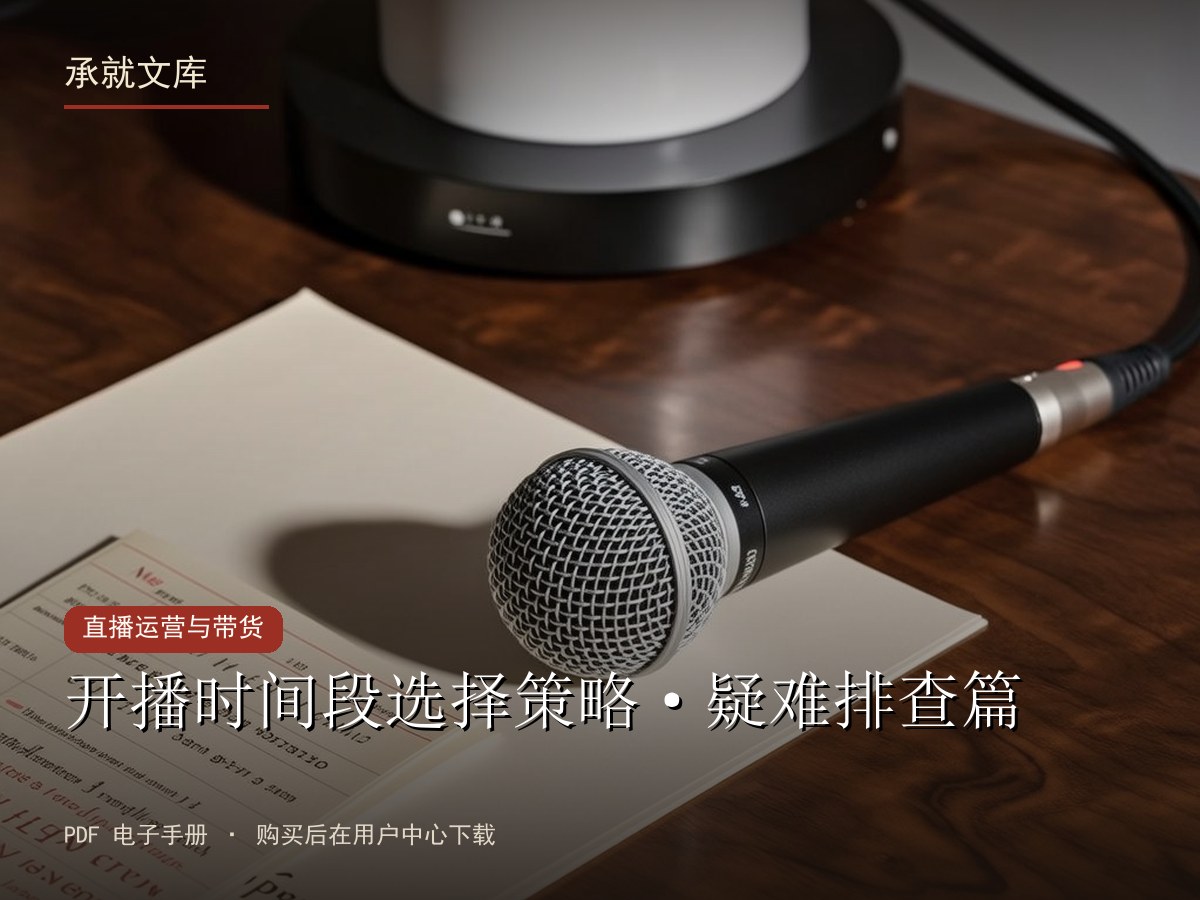 开播时间段选择策略·疑难排查篇