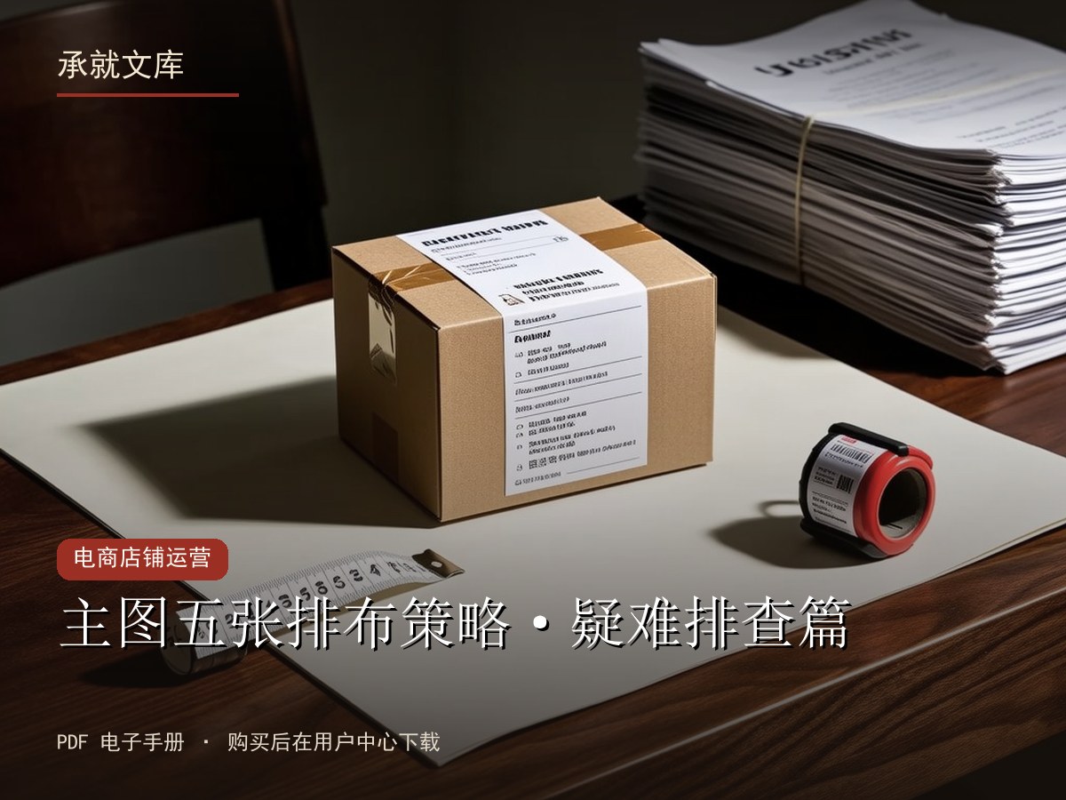 主图五张排布策略·疑难排查篇