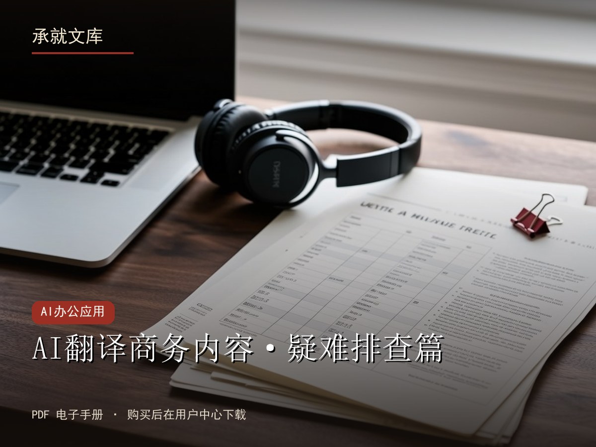 AI翻译商务内容·疑难排查篇