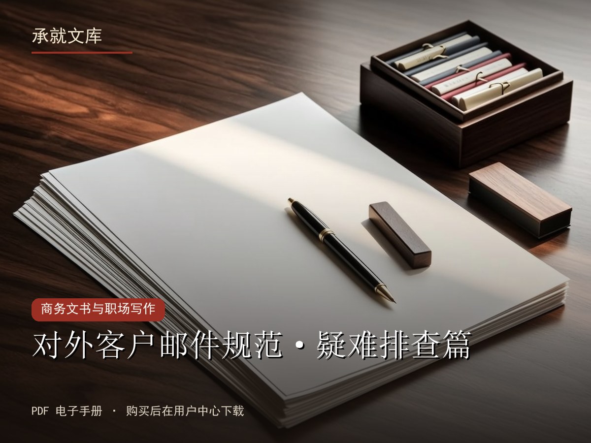 对外客户邮件规范·疑难排查篇